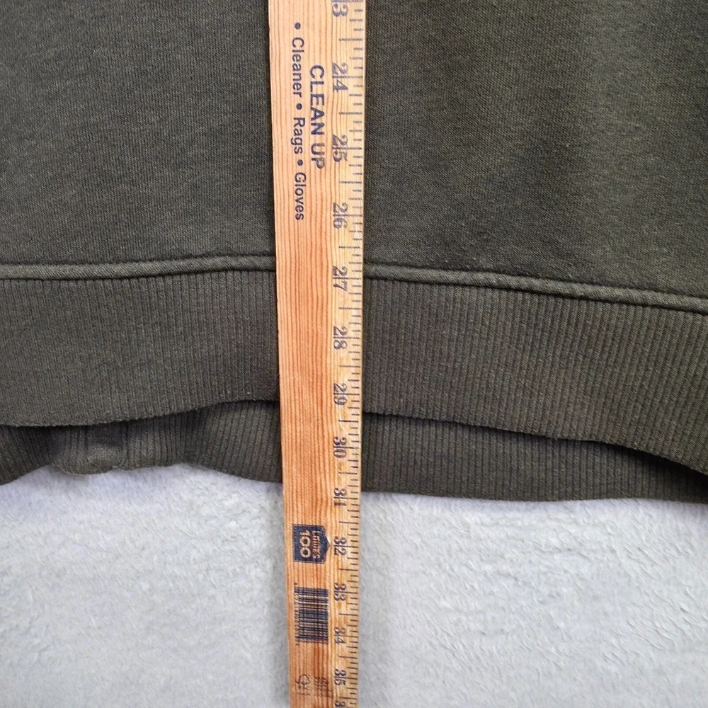 Banana Republic Cardigan Mens 2XL Green Full Zip Elbow Patch Utility Bomber Moto